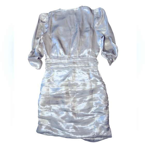 Saylor Madonna Metallic Silver Mini Dress XS new with tags from Revolve - Picture 3 of 5